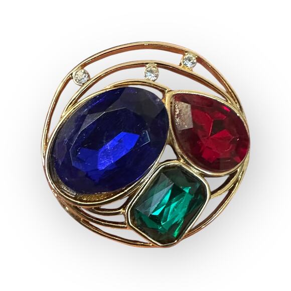L Razza Jewelry - Luca Razza Vintage Gem Brooch Pin